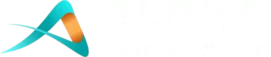 Logo branco Alpha Pro System